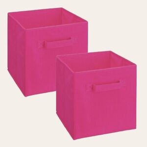 🌺 Cubeicals Closetmaid Fuschia Fabric Drawer 2 Count